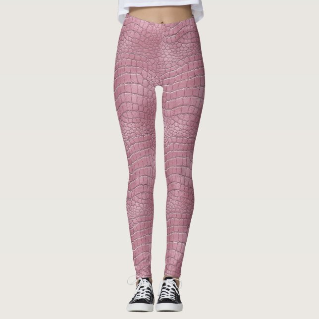 Legging Ideias de Presentes de Pétala com Motivo Exótico A (Frente)