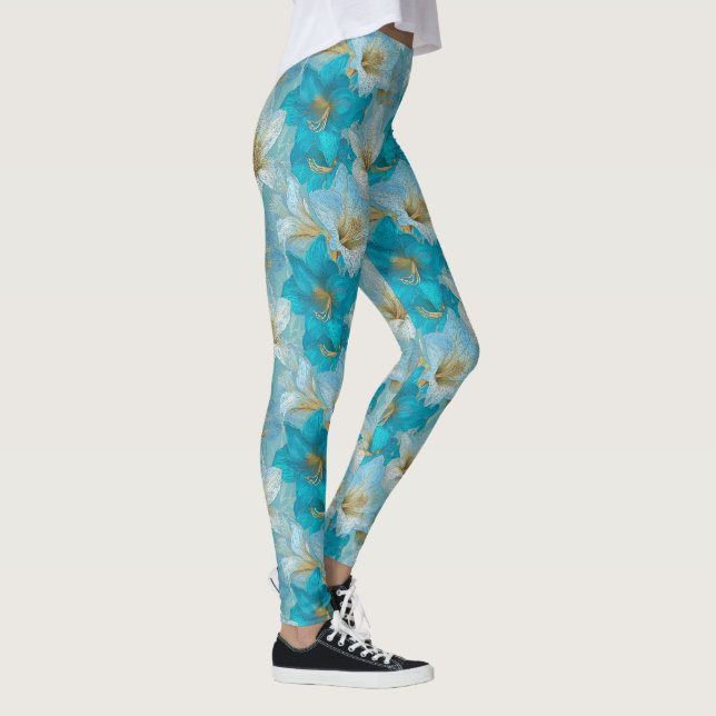 Legging Ideias de Presentes Inspirados em Amarílis Cor de  (Direita)