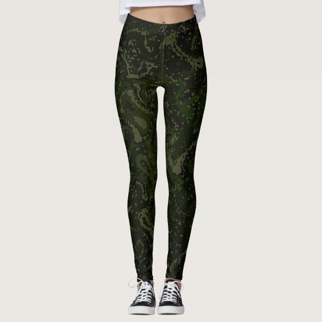 Legging Iguana Camo de Carla (Frente)
