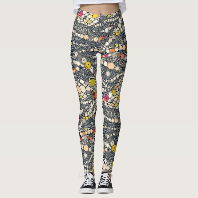 Legging iguana skin indigo pop (Frente)
