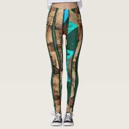 Legging Ilha Caribe Africana de Luxo sofisticada