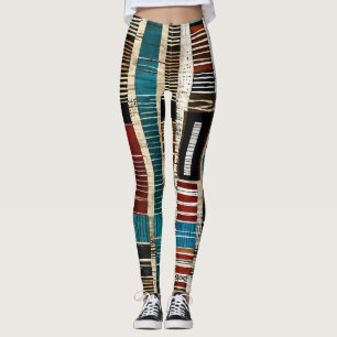 Legging Ilha Caribe Africana de Luxo sofisticada