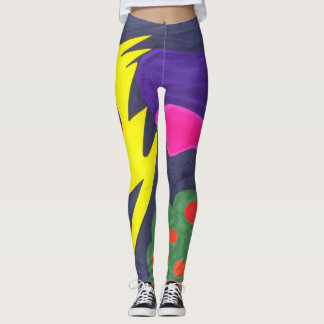 Legging Iluminar sobre um bosque alaranjado….