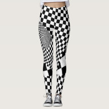 Ilussão Óptica Preta Branca Distorcida Verificada