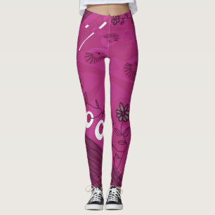 Legging Ilustração Chintz Bohemian Magenta 2