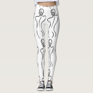 Legging Ilustração de arte feminina Thunder_Cove
