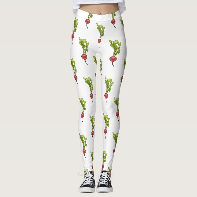Legging Ilustração de desenho animado (Frente)