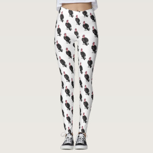 Legging Ilustração de desenho animado de aves condor da Ca