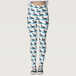 Legging Ilustração de desenho animado de aves soltas