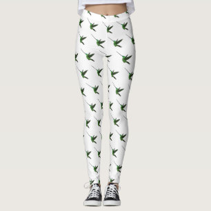 Legging Ilustração de desenho animado de beija-flor-espada