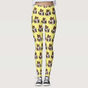 Legging Ilustração de desenho animado de bolo de gengibre