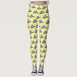 Legging Ilustração de desenho animado de caminhão