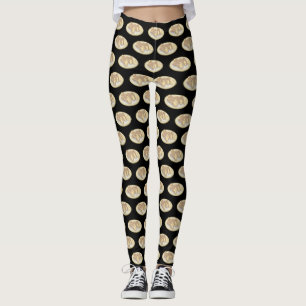 Legging Ilustração de desenho animado de Cannoli