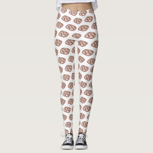 Legging Ilustração de desenho animado de eclair de chocola