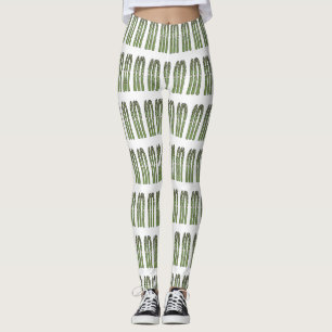 Legging Ilustração de desenho animado de espargos