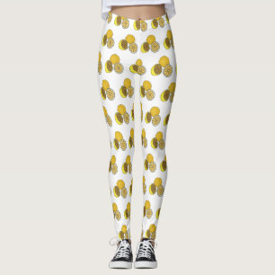 Legging Ilustração de desenho animado de limão