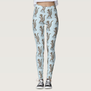 Legging Ilustração de desenho animado de mongose
