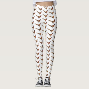 Legging Ilustração de desenho animado de pheasant de pesco
