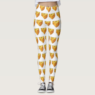 Legging Ilustração de desenho animado de queijo