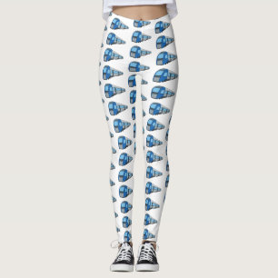 Legging Ilustração de desenho animado de trem elétrico