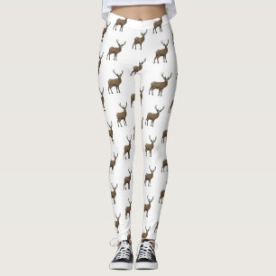 Legging Ilustração de desenho animado de veado