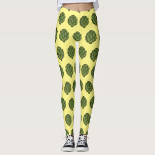 Legging Ilustração de desenho animado do Artichoke