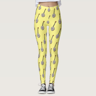 Legging Ilustração de desenho animado do Banjo