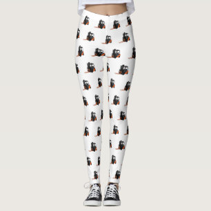 Legging Ilustração de desenho animado do empilhador