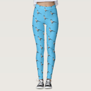 Legging Ilustração de desenho animado do Secretário Pássar