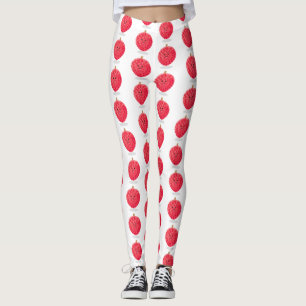 Legging Ilustração de desenho animado em forma de letra