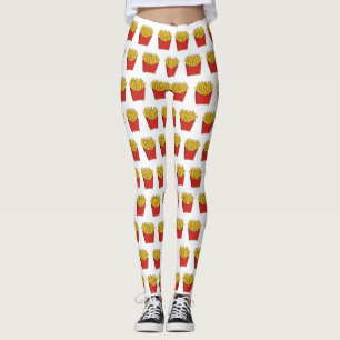 Legging Ilustração de desenho animado francês