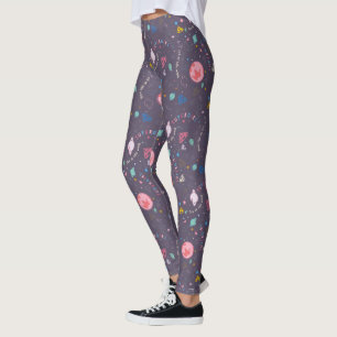 Legging Ilustração de Supergirl Voando para Cima