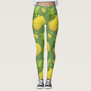 Legging Ilustração do abacaxi