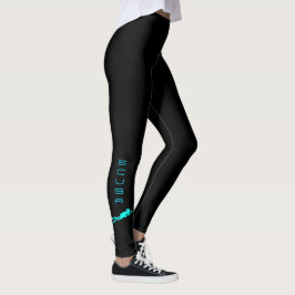 LEGGING ILUSTRAÇÃO DO MERGULHADOR DE MERGULHADOR DE