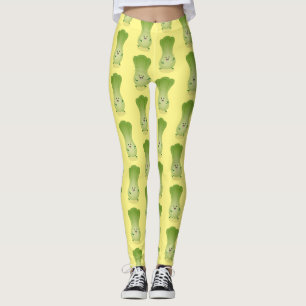 Legging Imagem de desenho animado bonito de "baby bok choy