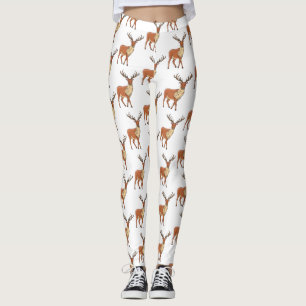 Legging Imagem de desenho de Reindeer