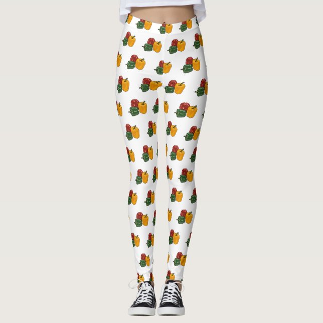 Legging Imagem de desenho em Capsicum (Frente)