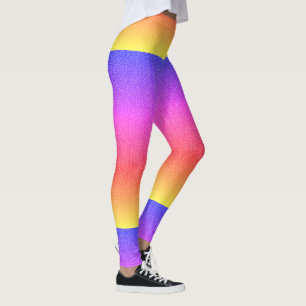Legging Imagem de Textura em Tweet de Cores Estampadas, ZE