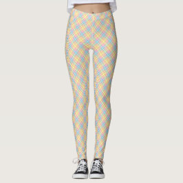 Legging Imagem dividida mostra vistas frontal e traseira d