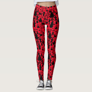 Legging Imagem do Vermelho Natal BG