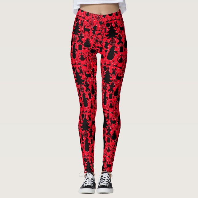 Legging Imagem do Vermelho Natal BG (Frente)