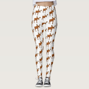 Legging Imagem engraçada de desenho animado