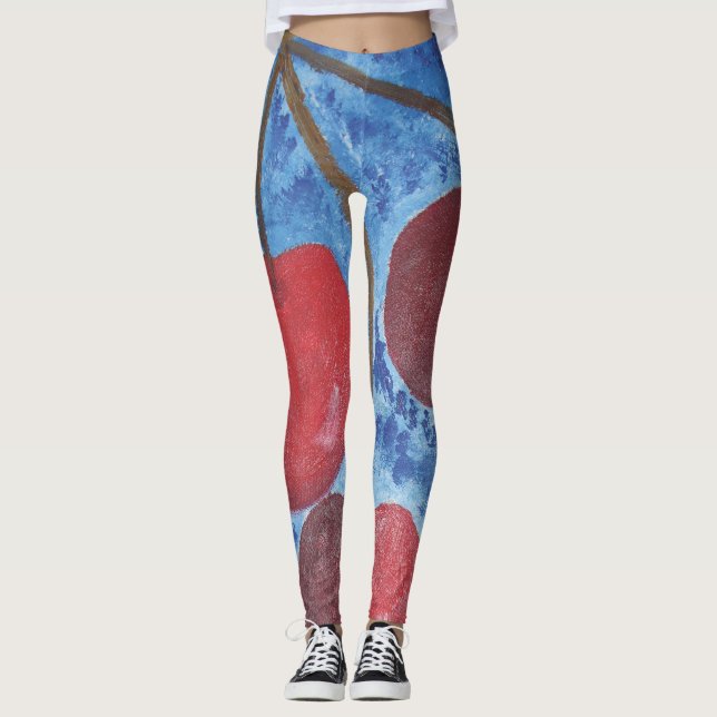 Legging Imagen de mi obra Cerezas (Frente)