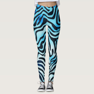 Legging Impressão animal azul