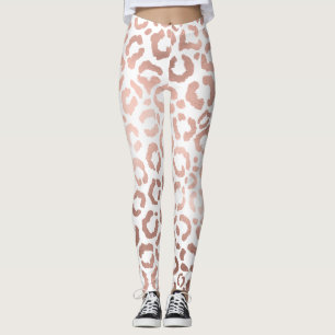 Legging Impressão Animal Leopard Cheetah, Rosa Chic