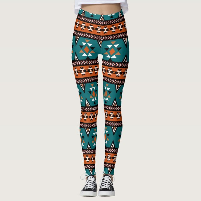 Legging Impressão asteca (Frente)