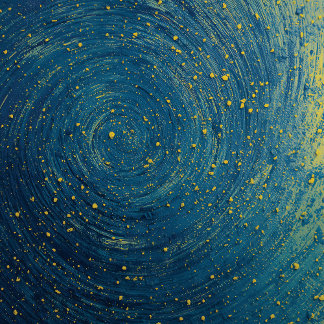 Legging Impressão Cósmico Azul e Dourado Yoga PanLeggings