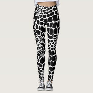 Legging Impressão de animais répteis