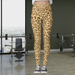 Legging Impressão de Chita Exótica<br><div class="desc">A impressão natural do leopardo com cor marrom-mostarda e preta Leggings é uma escolha ousada e moderna, com um fundo castanho vívido e um intrincado padrão de impressão do leopardo. A combinação única da impressionante cor castanha e a clássica impressão do leopardo cria uma fusão cativante da estética moderna e...</div>
