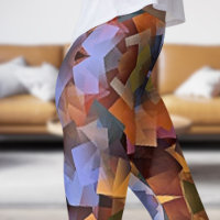 Impressão de Cubismo Colorido